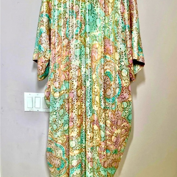 VTG LUCIE ANN Beverly Hills Gold Brocade Kaftan Amazing!!!! - Picture 2 of 7
